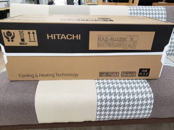 HITACHI　/　日立　2.8ｋｗルームエアコン　新品未使用品　RAS-MJ28M　2022年モデル　買取いたしました！ - リサイクルマートは現在冷蔵庫の買取、家具の買取強化中です！お気軽にお問い合わせください。