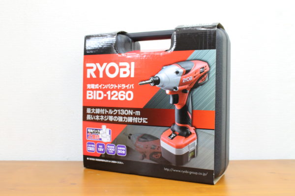 RYOBI リョービ　インパクトドライバ　BID-1260　充電式　電動 ドライバー　をお買取り致しました☆　 - リサイクルマートは現在冷蔵庫の買取、家具の買取強化中です！お気軽にお問い合わせください。