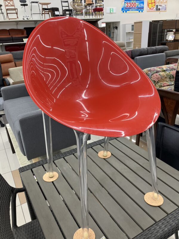 【Kartell/Mr.IMPOSSIBLE/クリアチェア/レッド/中古品】をお買取致しました！！ - リサイクルマートは現在冷蔵庫の買取、家具の買取強化中です！お気軽にお問い合わせください。