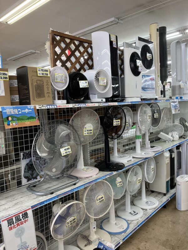 【扇風機、サーキュレーター】夏物家電の買取・販売しております！