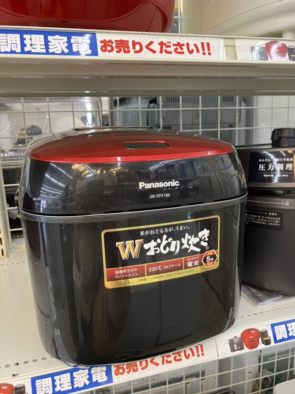 【Panasonic 10合 炊飯器 SR-SPX186 一升 2016年式 パナソニック】を買取いたしました！ - リサイクルマートは現在冷蔵庫の買取、家具の買取強化中です！お気軽にお問い合わせください。
