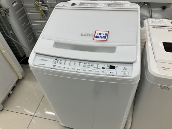 【HITACHI/日立/BW-V80G/BEAT WASH/洗濯機/8Kg】お買取りさせて頂きました。 - リサイクルマートは現在冷蔵庫の買取、家具の買取強化中です！お気軽にお問い合わせください。