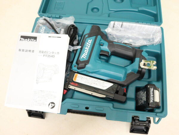 【開封済/未使用 MAKITA マキタ 10.8V 充電式ピンタッカー PT354DSH バッテリー・充電器・収納ケース付】をお買取りさせて頂きました!! - リサイクルマートは現在冷蔵庫の買取、家具の買取強化中です！お気軽にお問い合わせください。